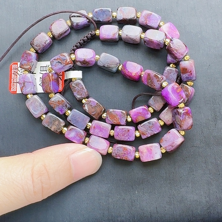 苏纪石（舒俱来）颈饰未镶嵌项链