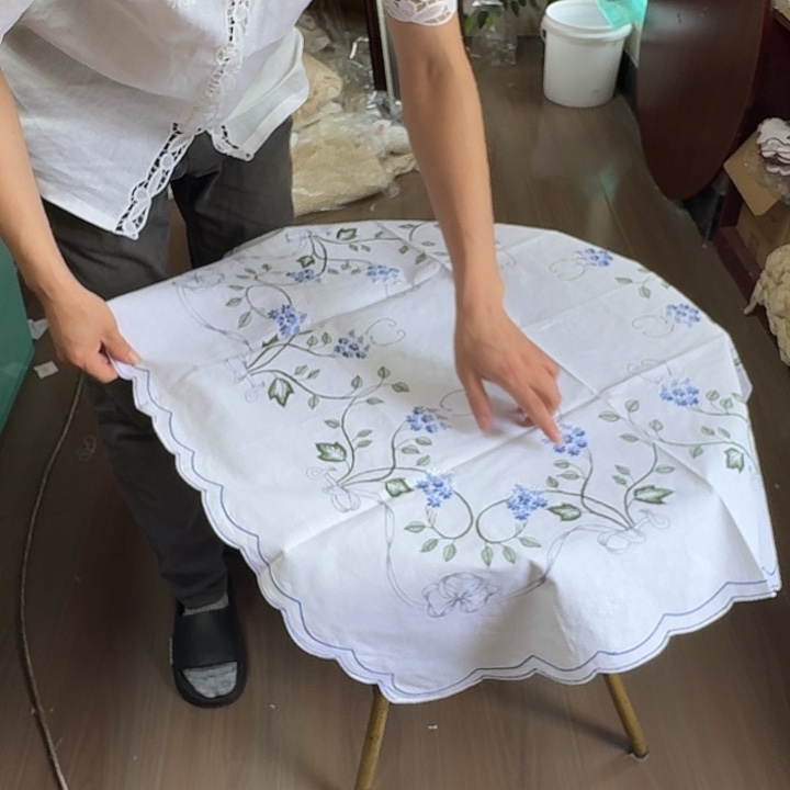 毛绒蚕丝亚麻绸缎058-85厘米方
