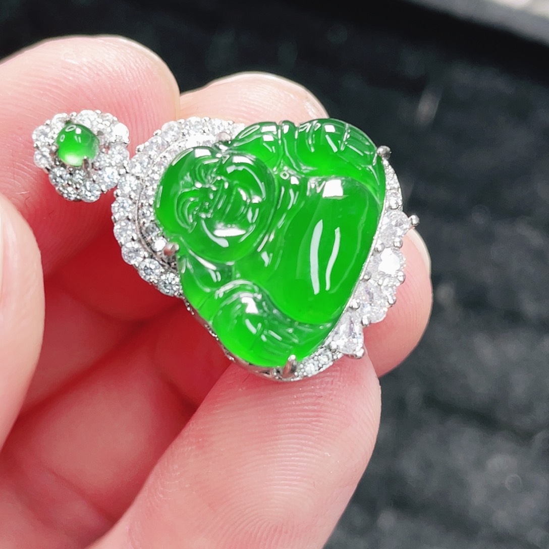 翡翠未镶嵌颈饰630