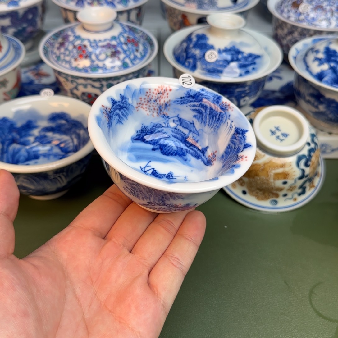 彦祖纯手工手绘茶具102