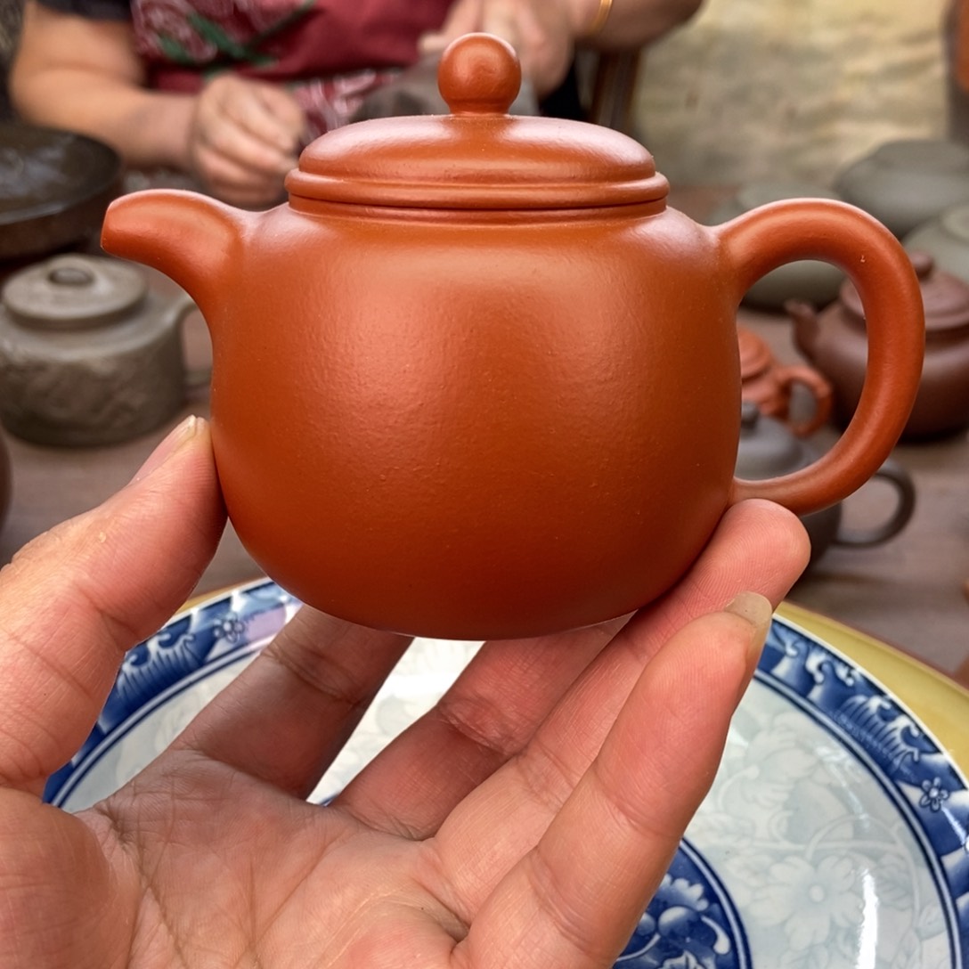 茶壶紫砂160 赵庄朱泥容量