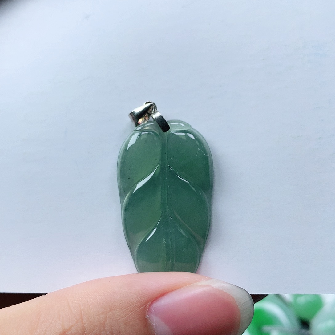 翡翠颈饰银S925镶嵌1111111111