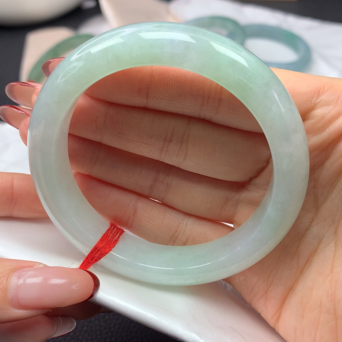 翡翠手镯未镶嵌59正圈