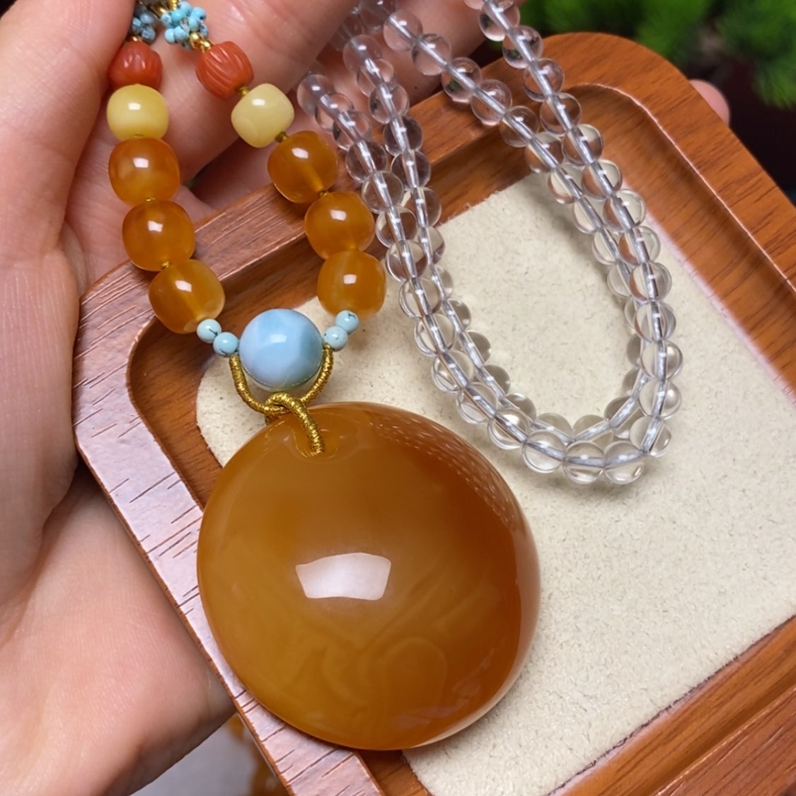 【闪购商品】未镶嵌颈饰蜜蜡项链