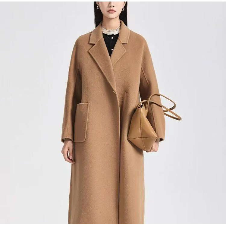 3552 M1L1 M3L1双面呢羊毛大衣女2024秋冬新款韩版百搭宽松