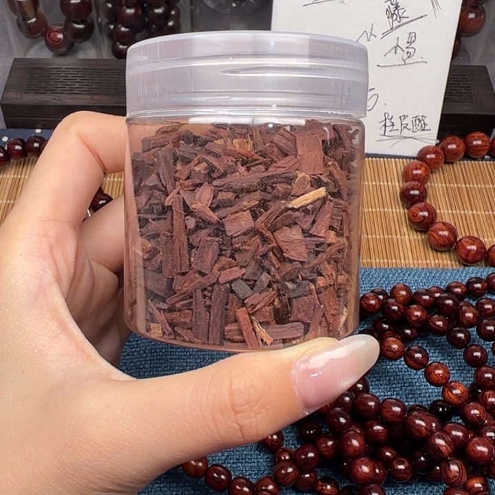 藤类海南红降米粒碎料50g