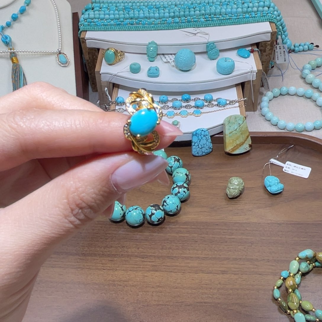 绿松石未镶嵌戒指