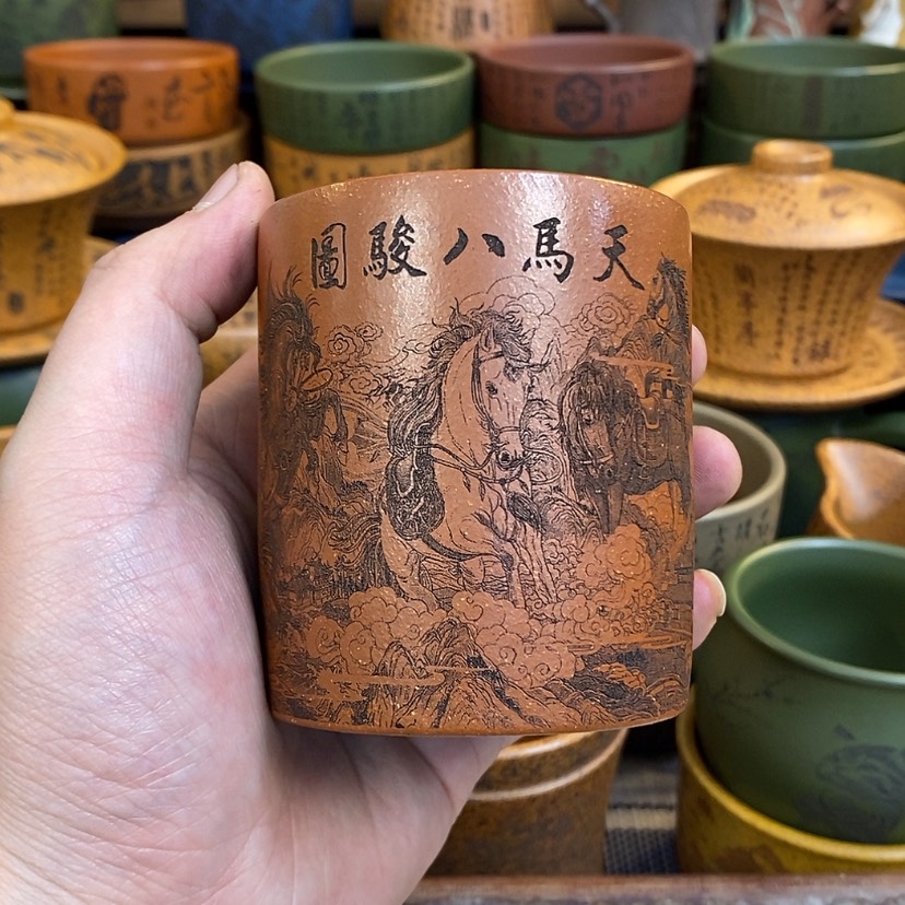 【闪购商品】紫砂杯子宜兴全手工紫砂杯