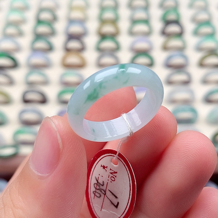翡翠戒指未镶嵌17号