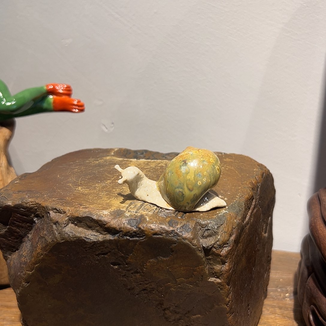 半*君蜗牛纯手工制作陶瓷
