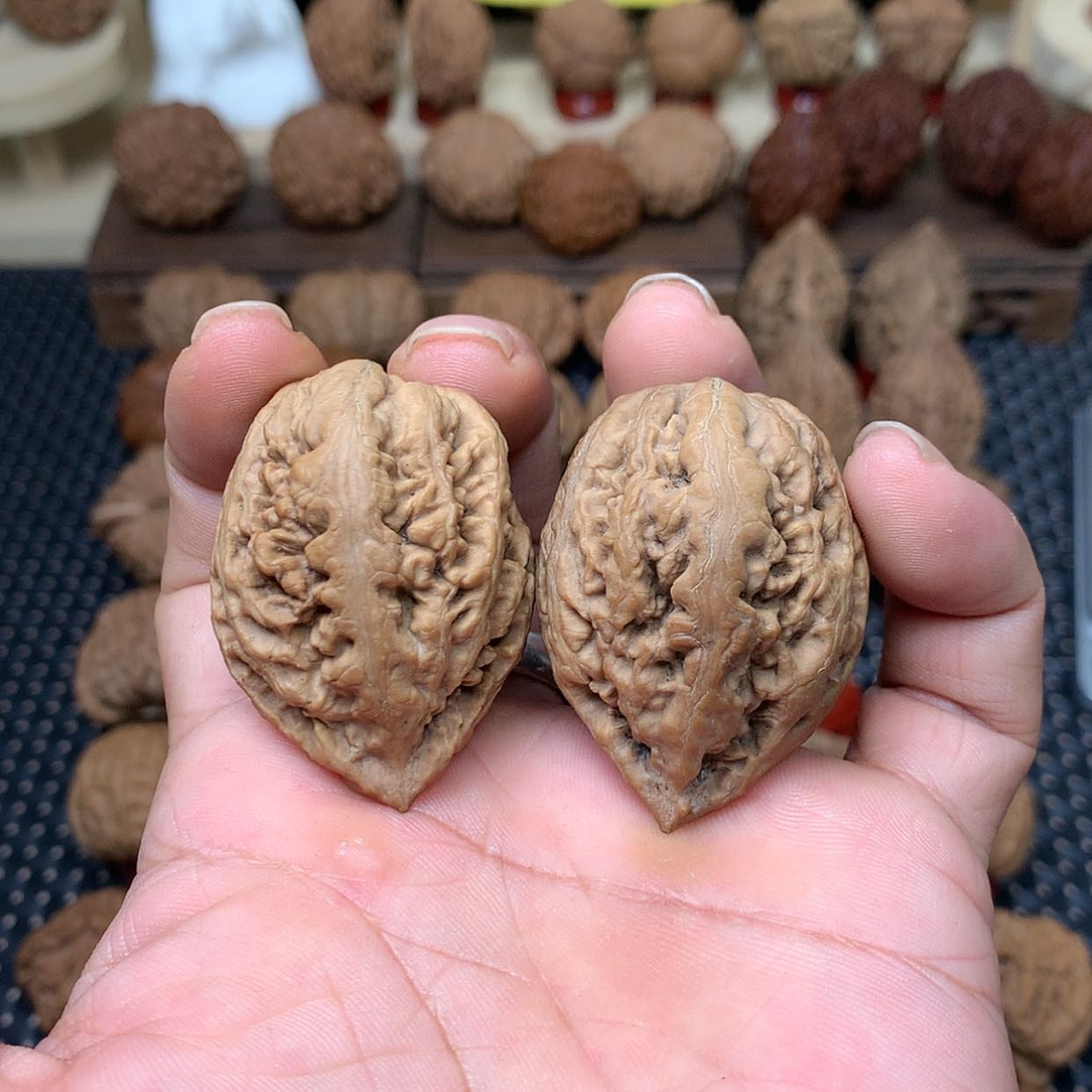 【闪购商品】文玩核桃把件全品吉林灵蛇秋39