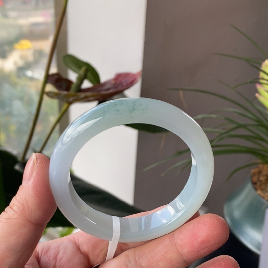 翡翠未镶嵌手镯14号