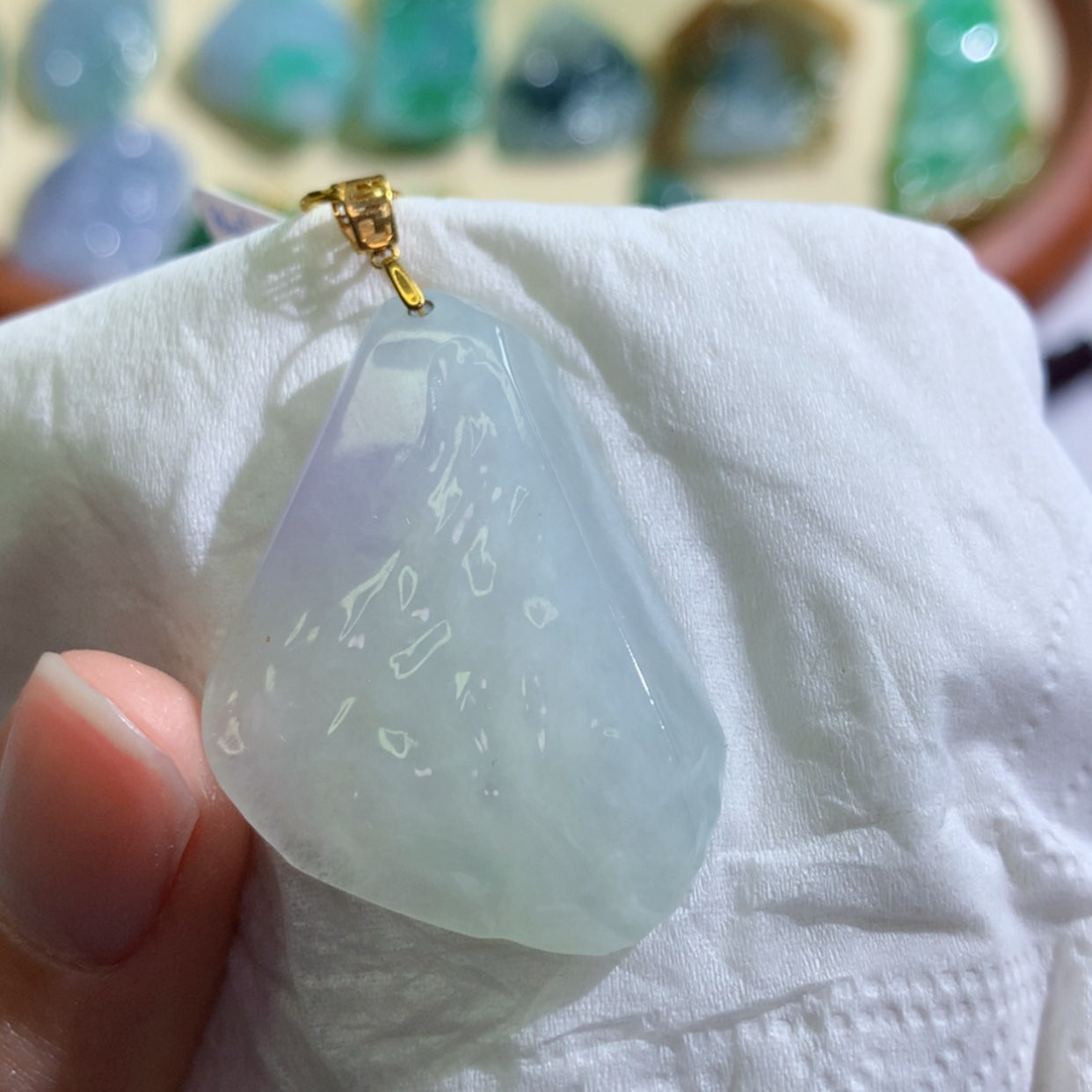 【闪购商品】翡翠吊坠(不含链)未镶嵌 4429