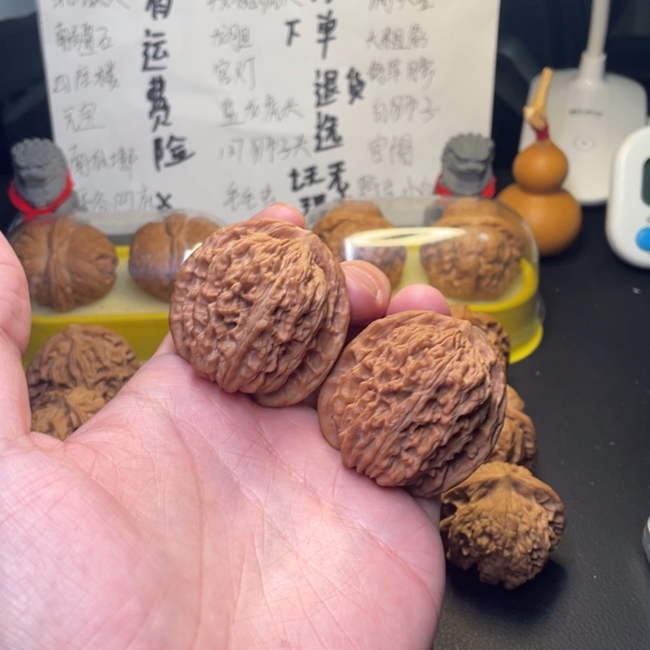 文玩核桃把件王*仁43全品楼子80