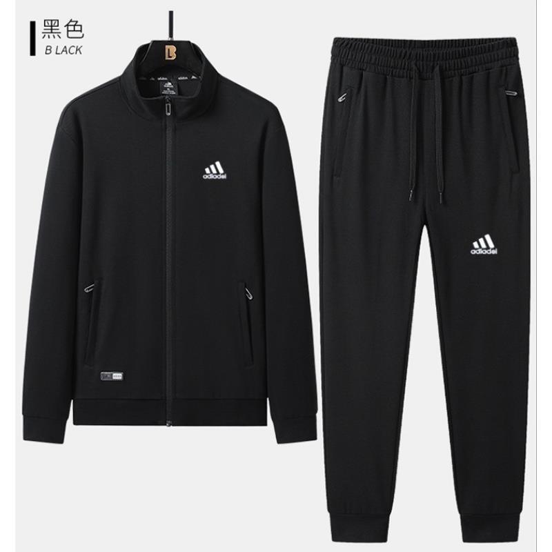 【商场同款】刺绣标套装（上衣+裤子） 男女同款长袖休闲春秋新款棉