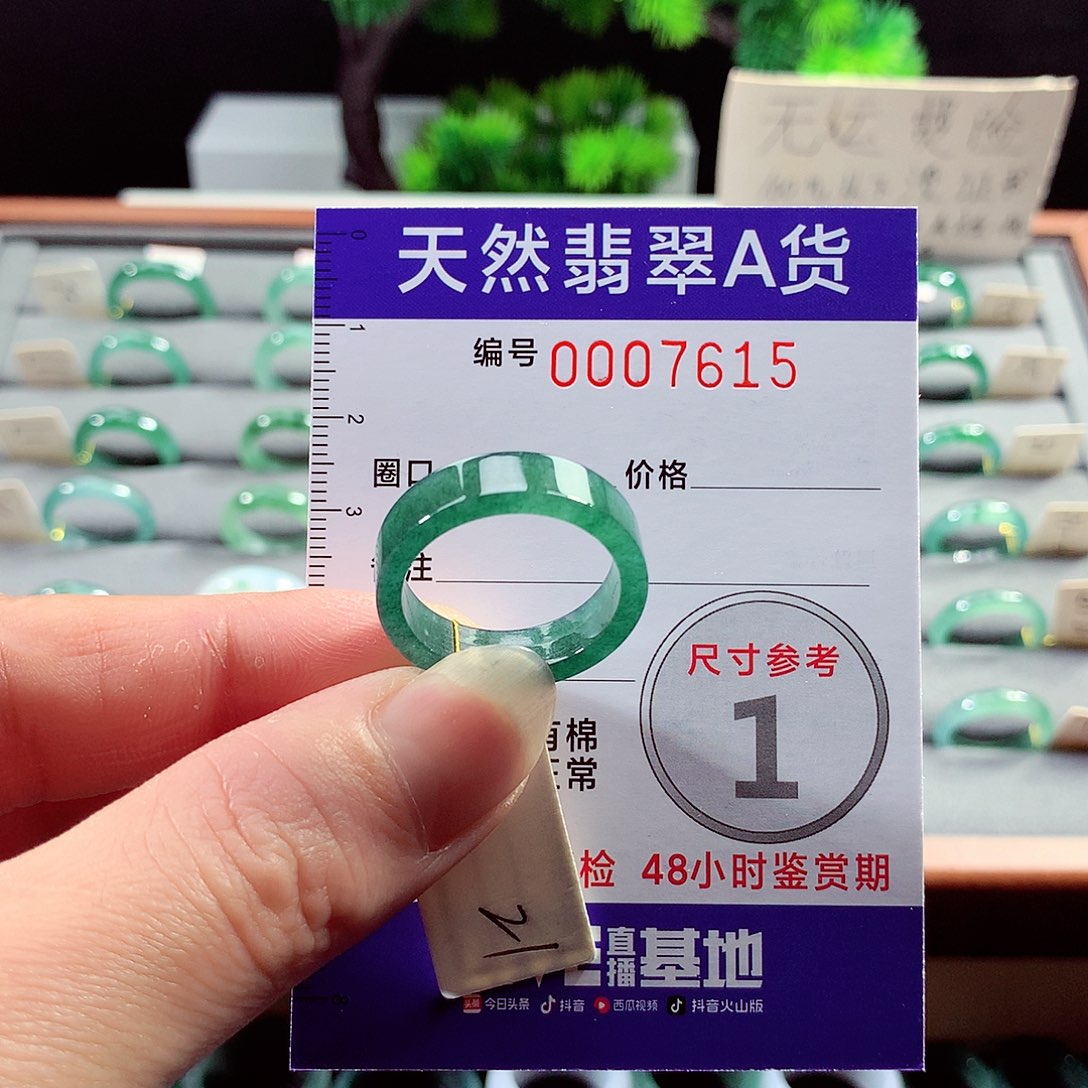 翡翠戒指未镶嵌21号