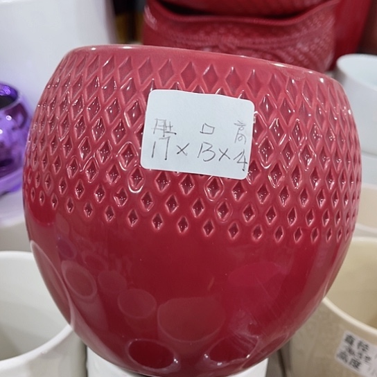 多绿植陶瓷花盆9.9包邮，有孔