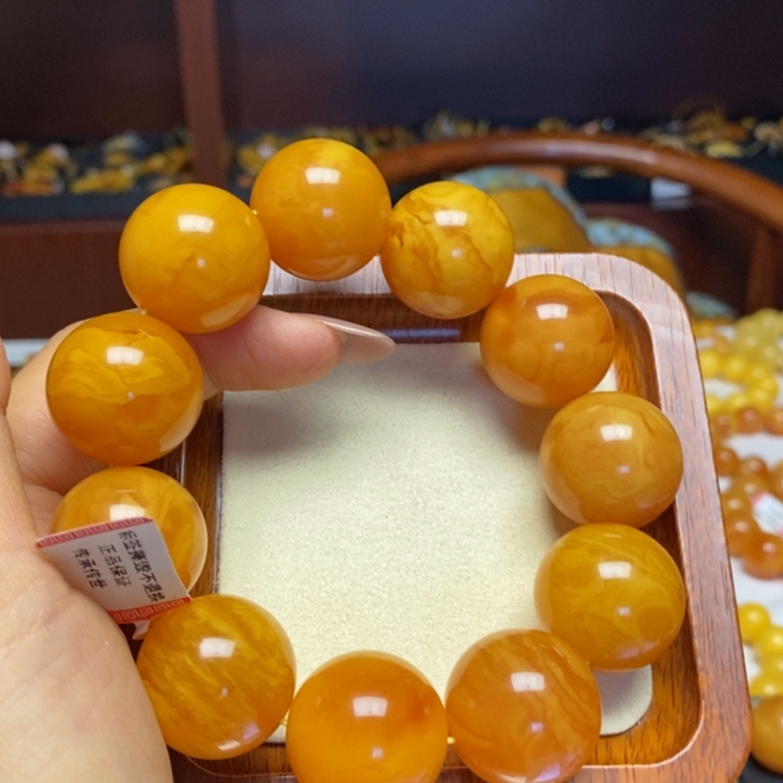 【闪购商品】蜜蜡手链未镶嵌手串