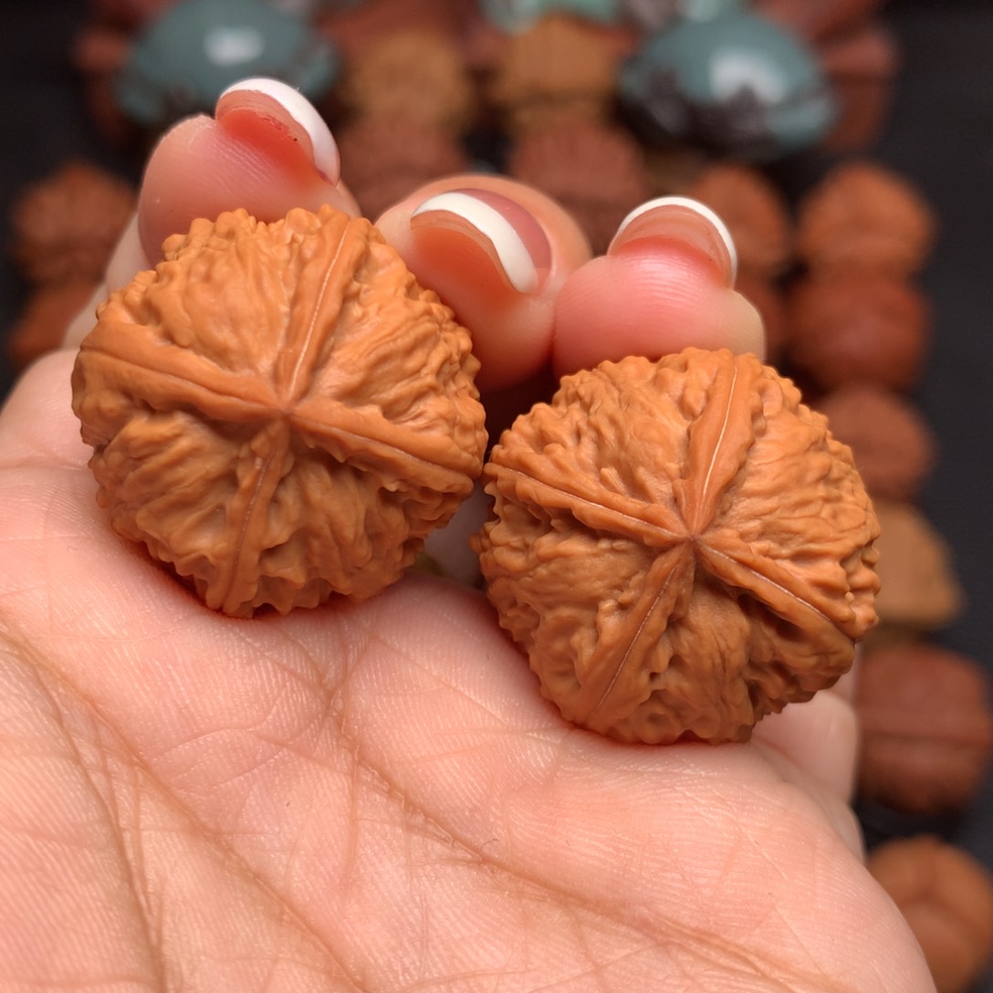 把件文玩核桃蚂蚁四棱