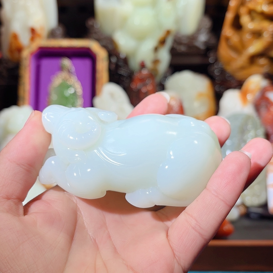 和田玉（黄玉）摆件未镶嵌跟****0