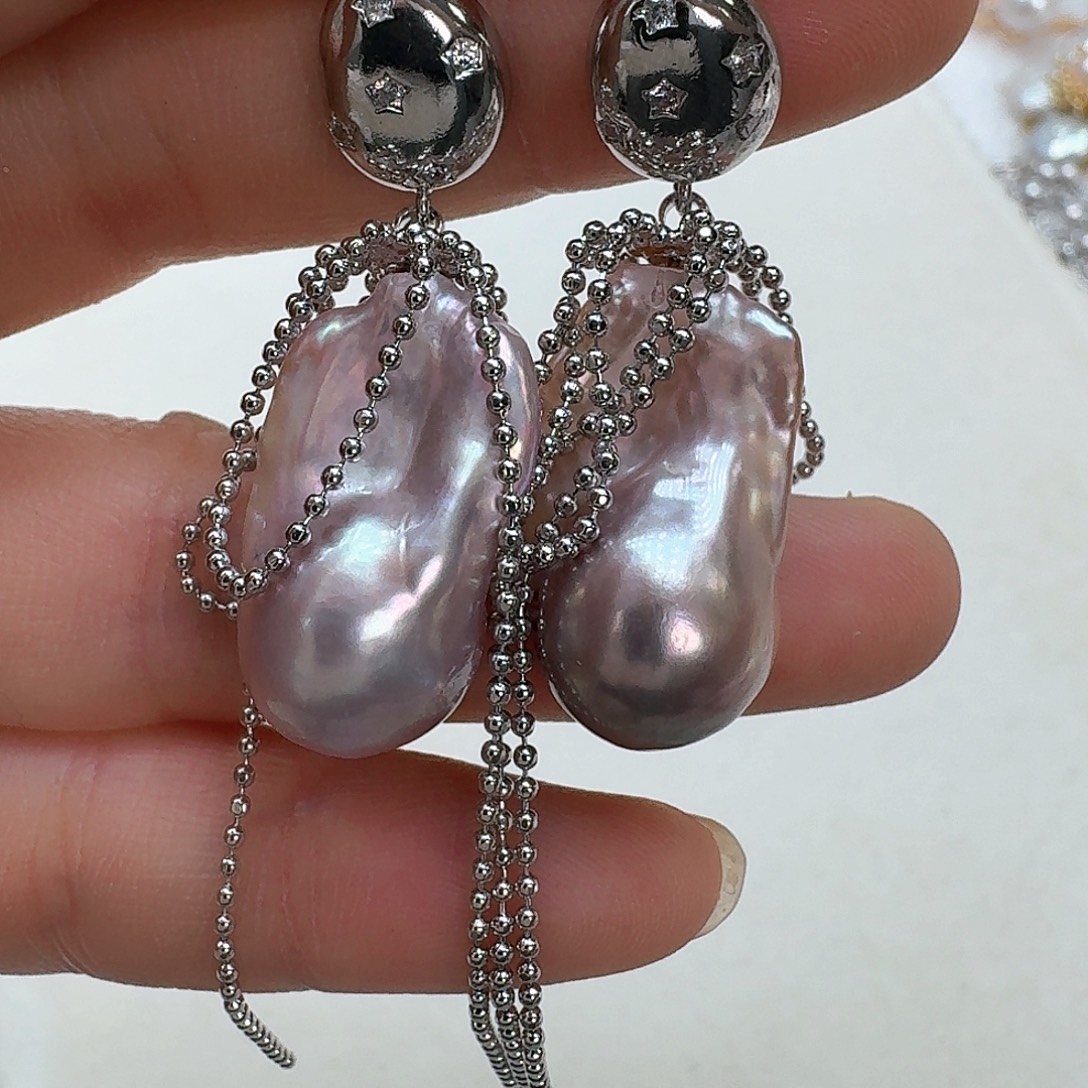 耳饰淡水珍珠未镶嵌