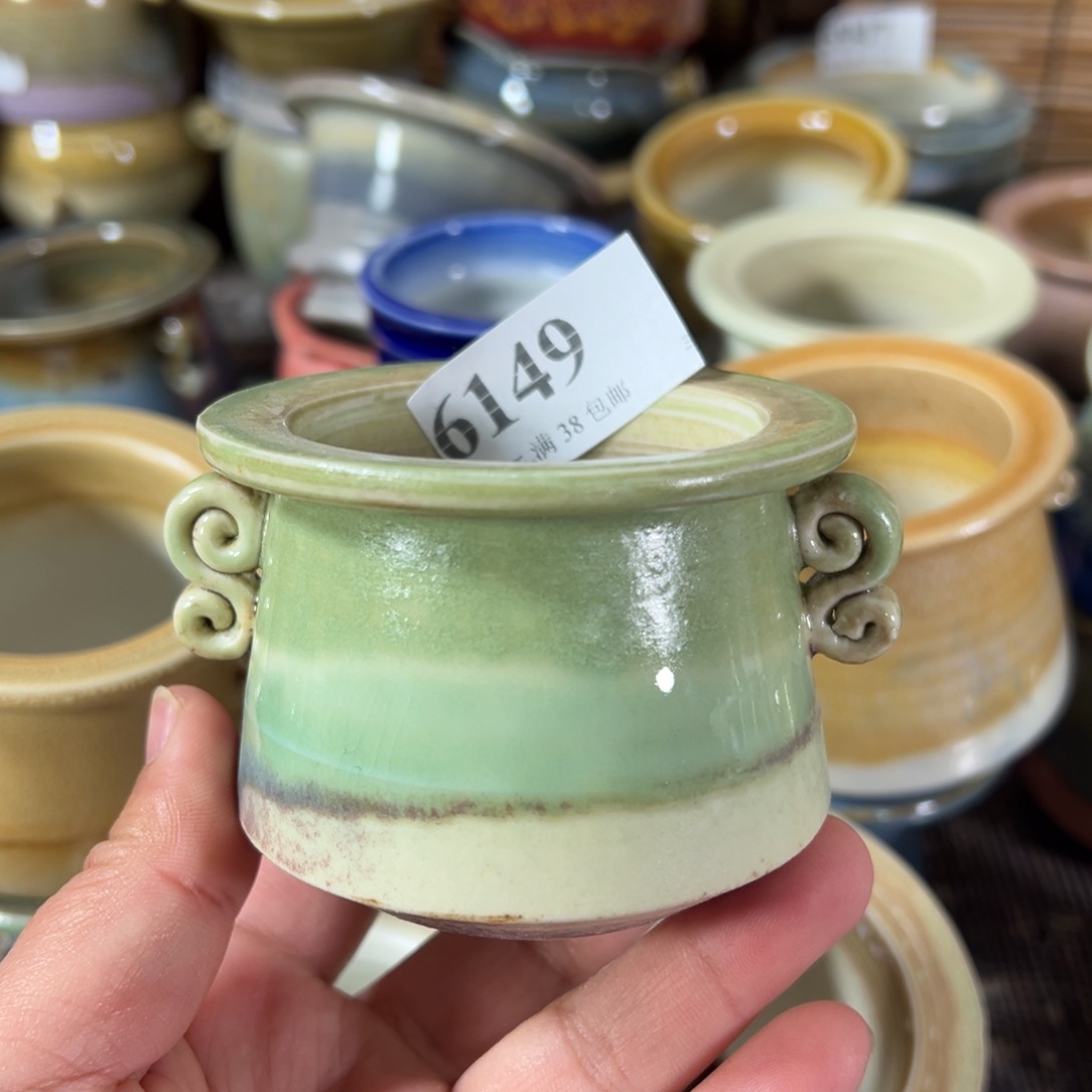 陶瓷景德镇手工花盆