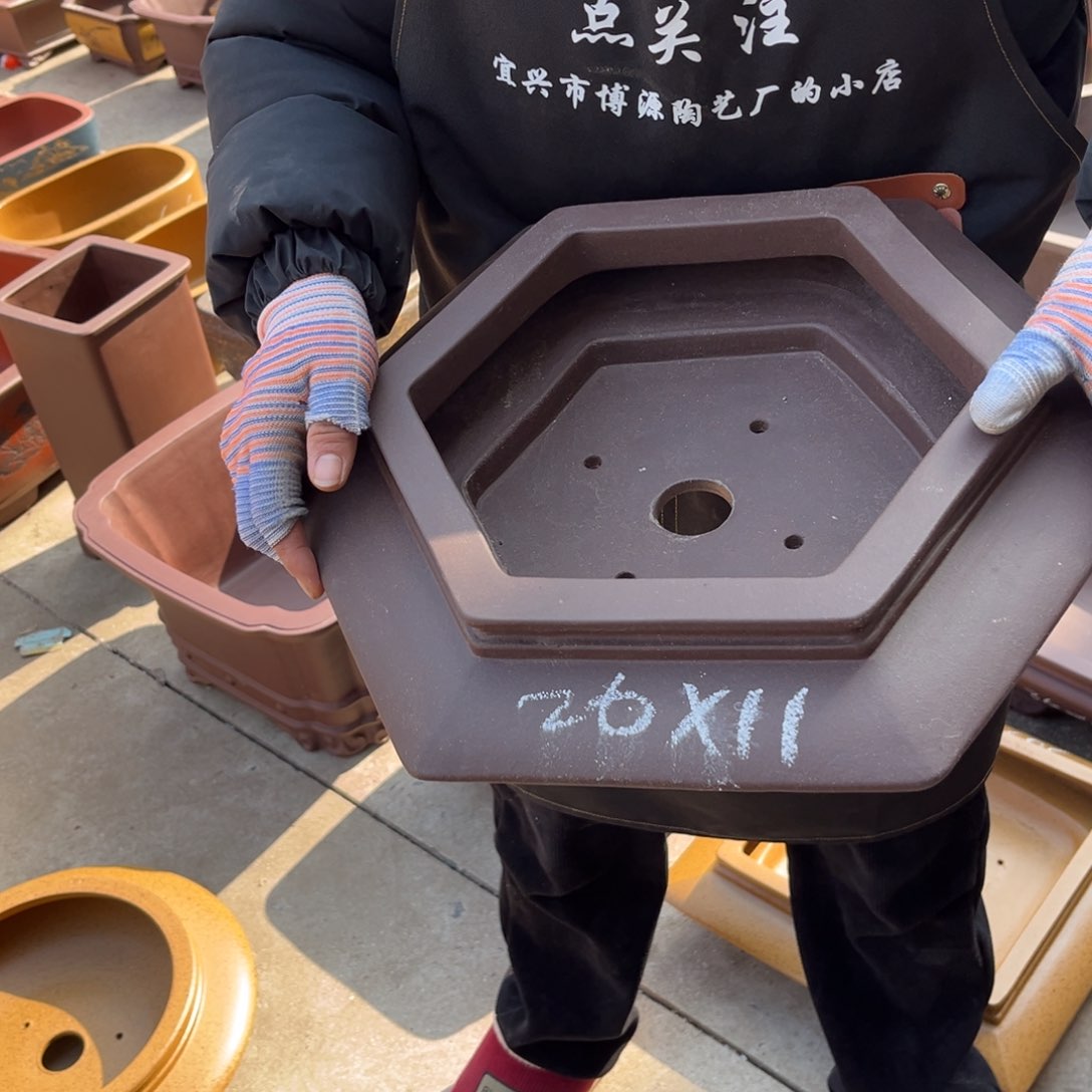 紫砂花盆盆景艺术