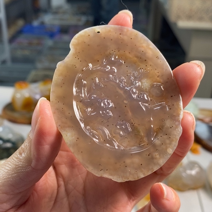 玛瑙/玉髓吊坠(不含链)未镶嵌