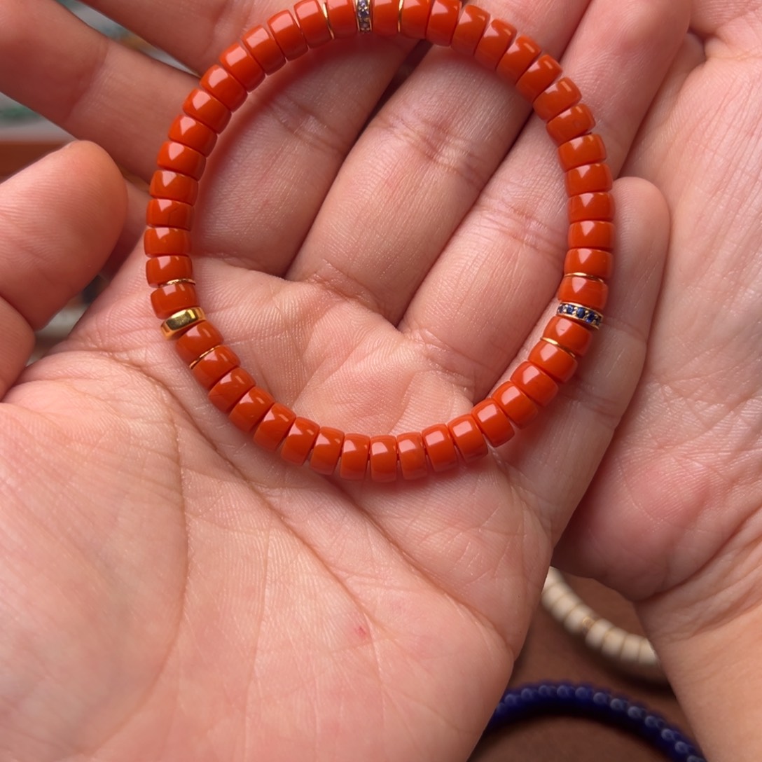 南红玛瑙手链未镶嵌y**o