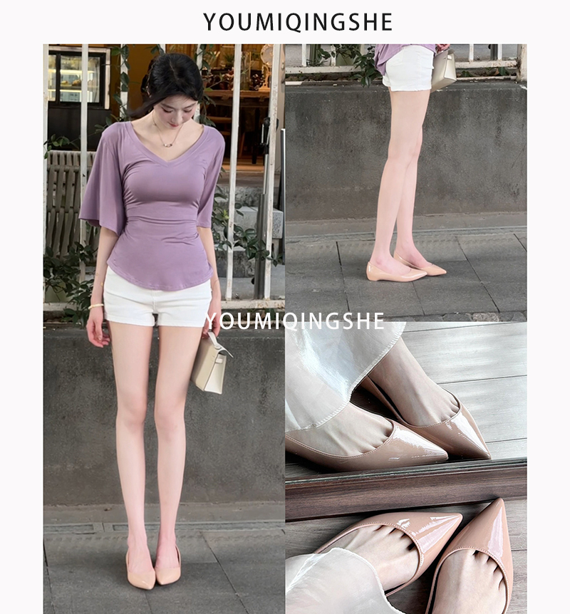 内增高平底鞋女2025爆款洋气新款不累脚高级感网红气质百搭单鞋