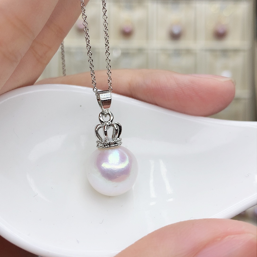 淡水珍珠吊坠(赠链)合金