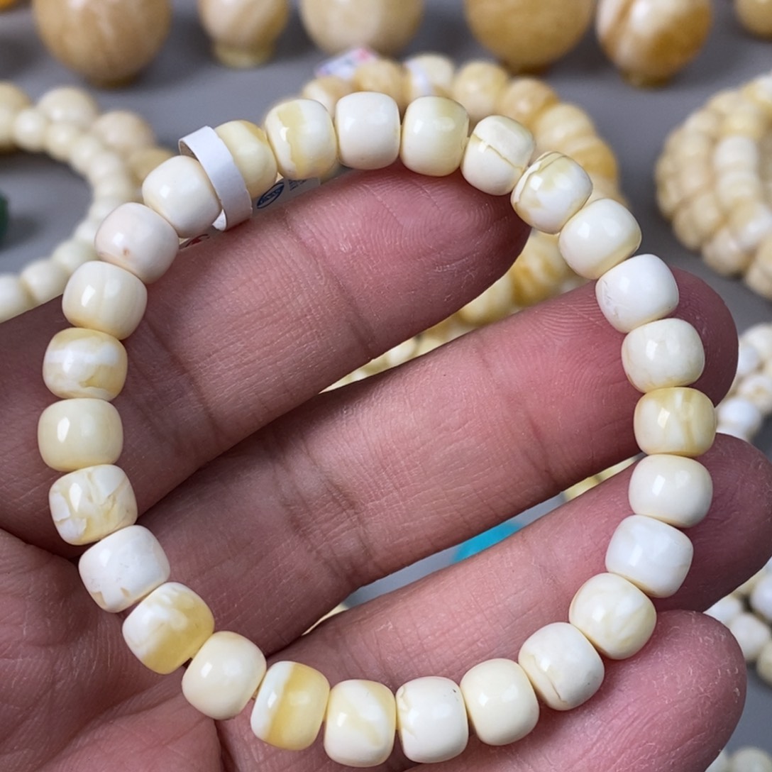 琥珀珠宝奇石未镶嵌8mm