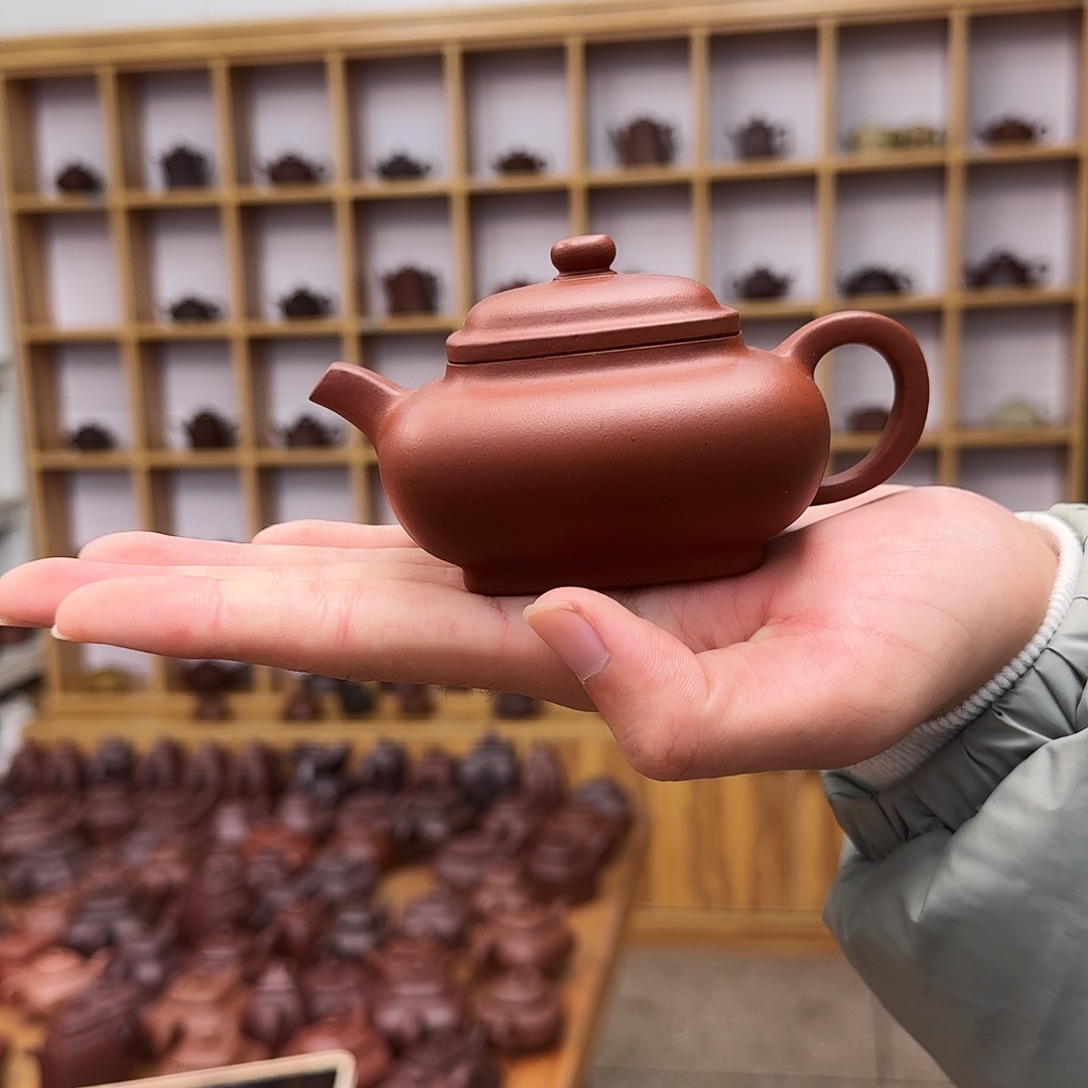 紫砂茶壶四方合欢180cc 孤品福利