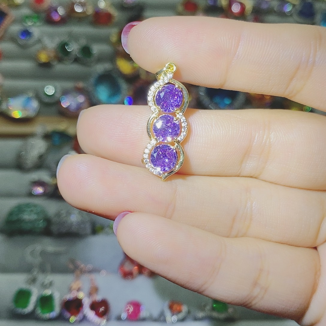 【闪购商品】芙蓉石戒指银S925镶嵌