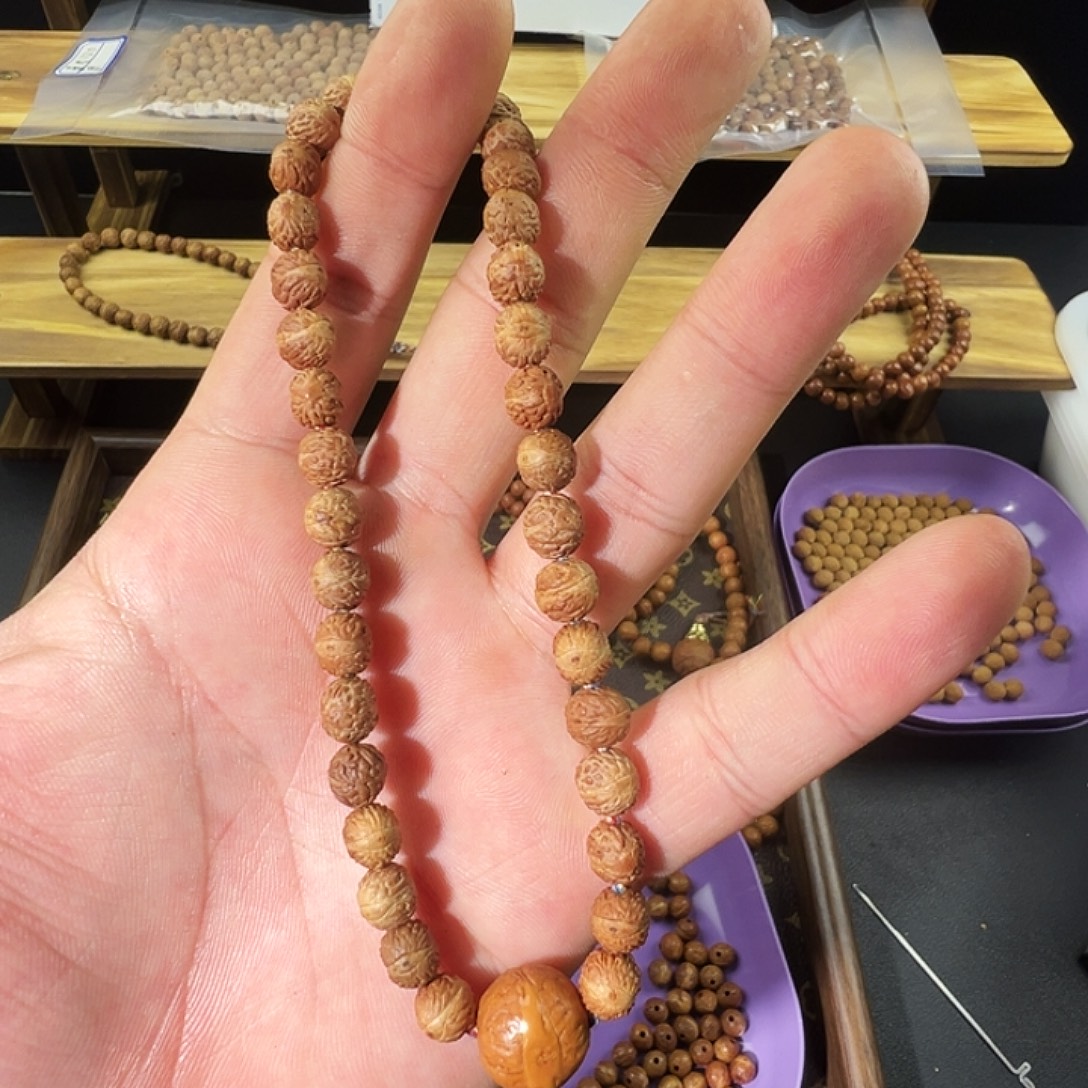 手串凤眼菩提手持原皮