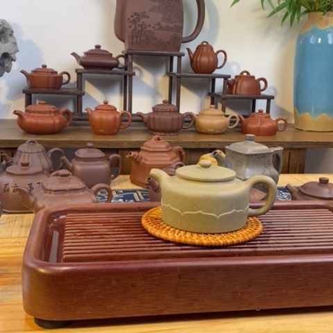 手工艺品琉璃紫砂壶