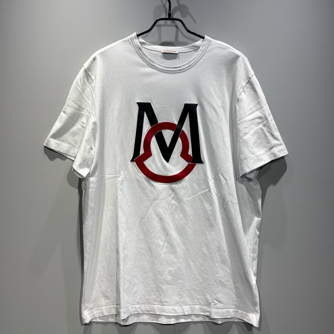 99新 MONCLER 字母印花短袖/xl码/0591