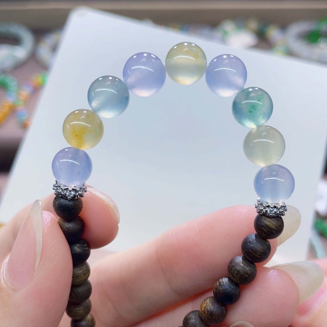 未镶嵌手链翡翠高冰梦幻卡7.8