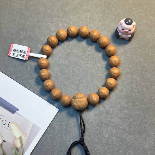 〖D12502〗25年12.5毫米尼泊尔凤眼菩提手串原生态精挑文玩手串