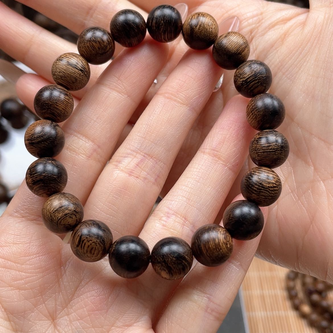 【闪购商品】沉香手串A****型越南芽庄留疤白奇楠1.0