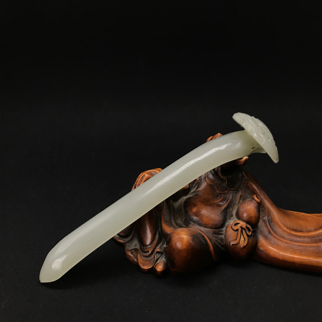 如意寿字纹精美发簪，古典韵味十足