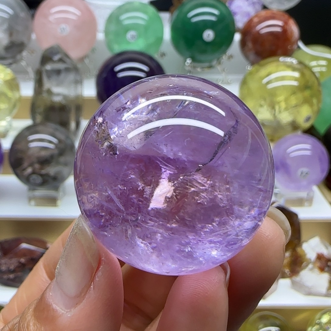 珠宝半成品水晶未镶嵌35.8mm