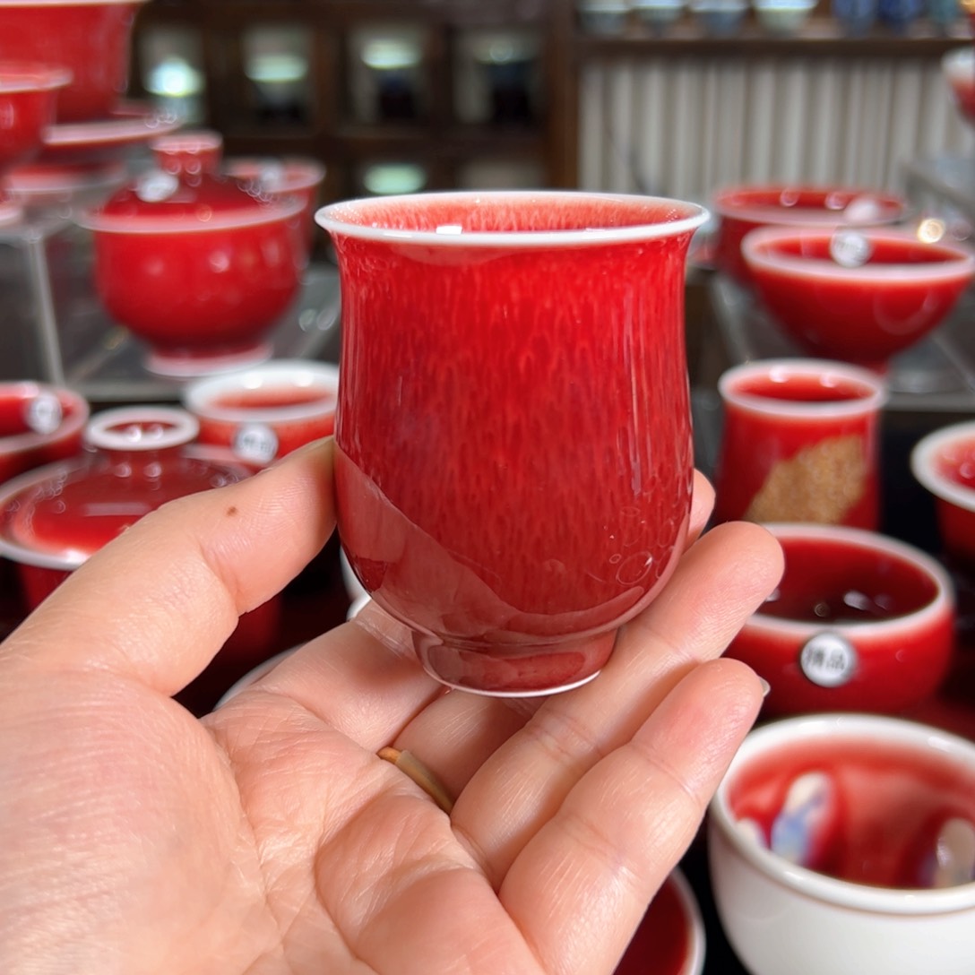 杯子景德镇高温原矿杯