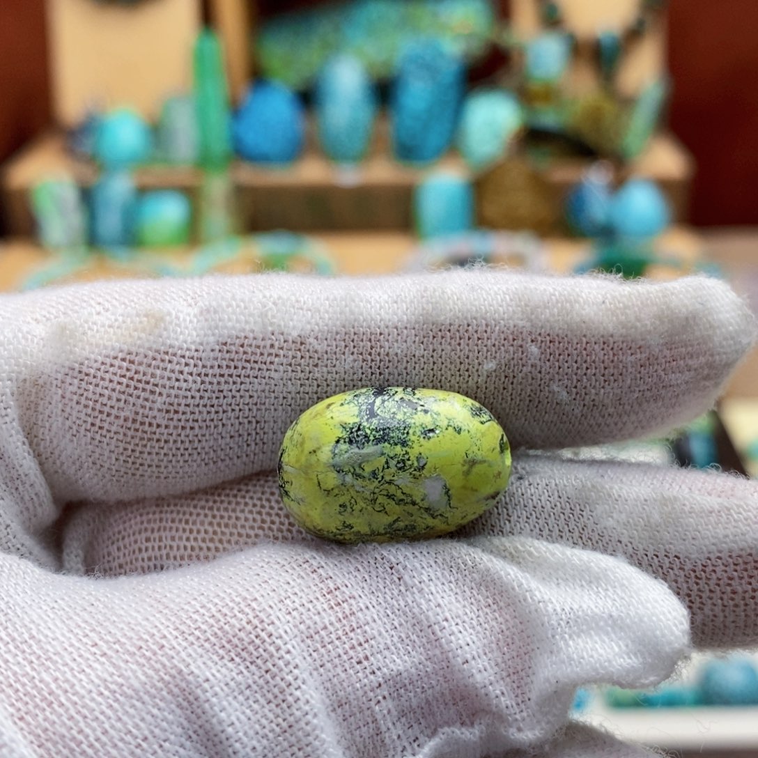 定制绿松石菜籽黄糖豆