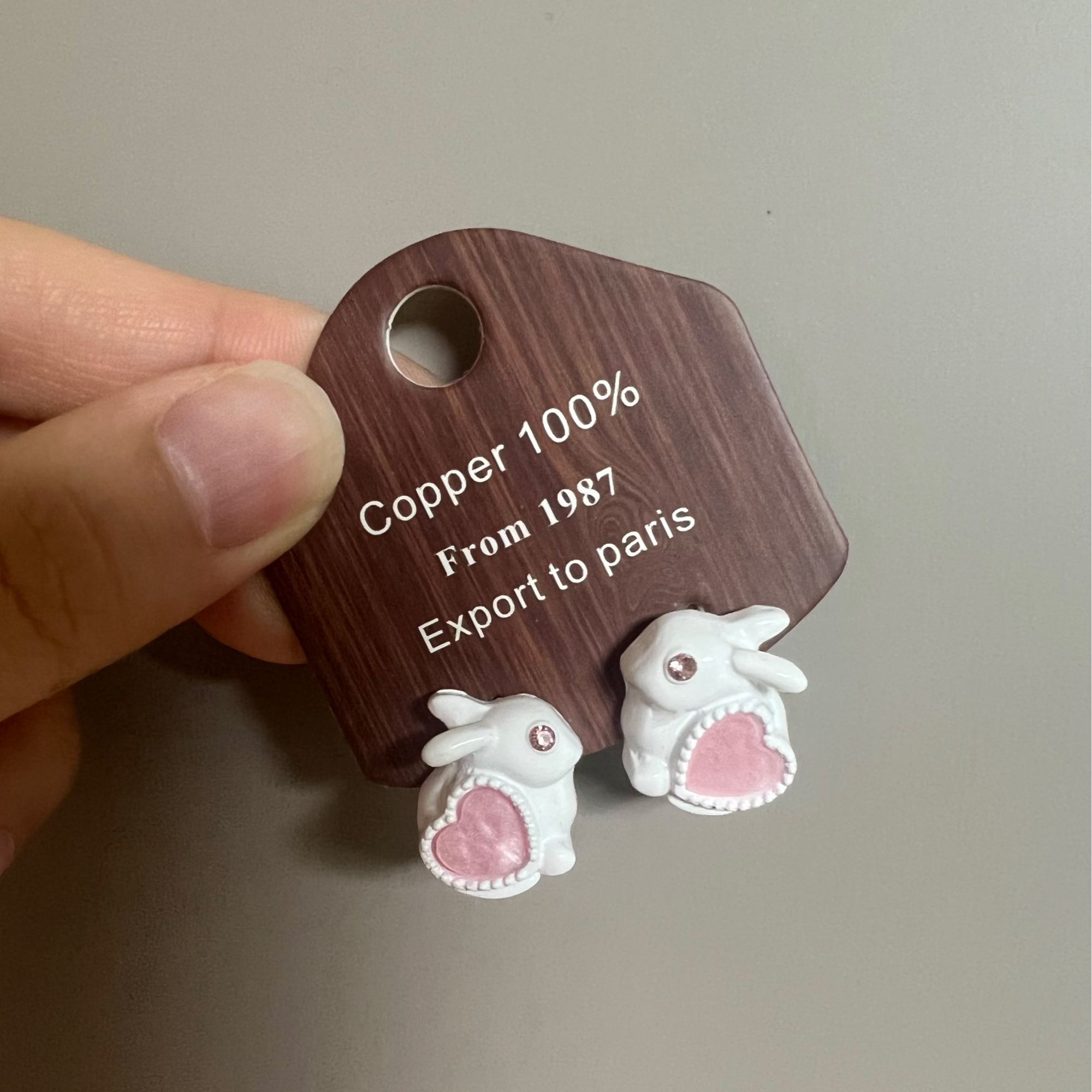 可爱卡通爱心玉兔