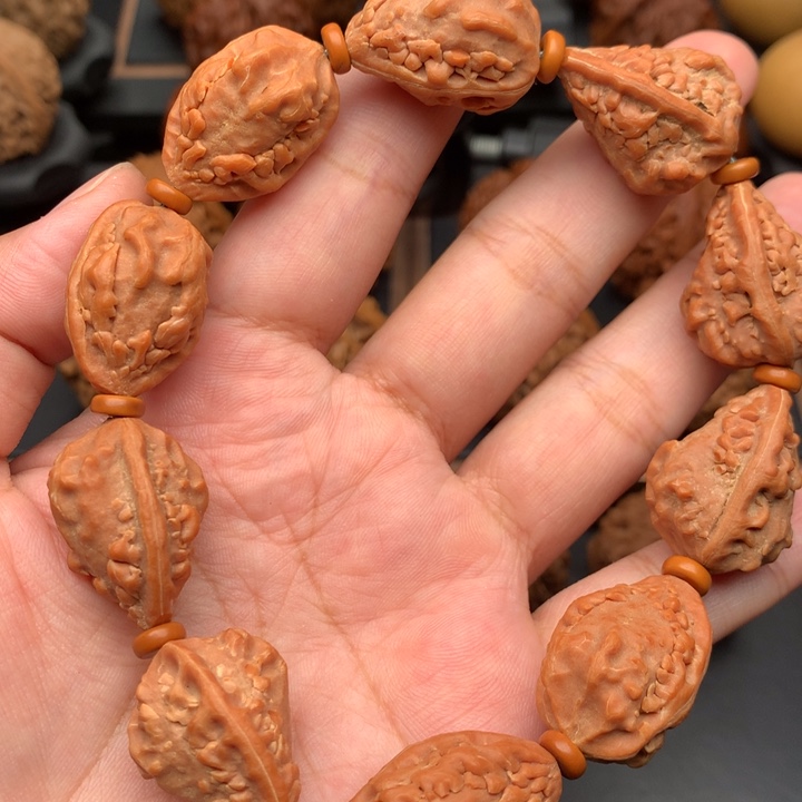 把件文玩核桃1.7麒麟脚手串