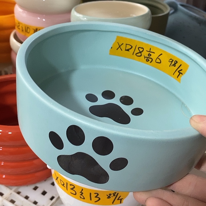 陶盆有孔 瑕疵针孔漏釉介意勿拍外口 18外高6