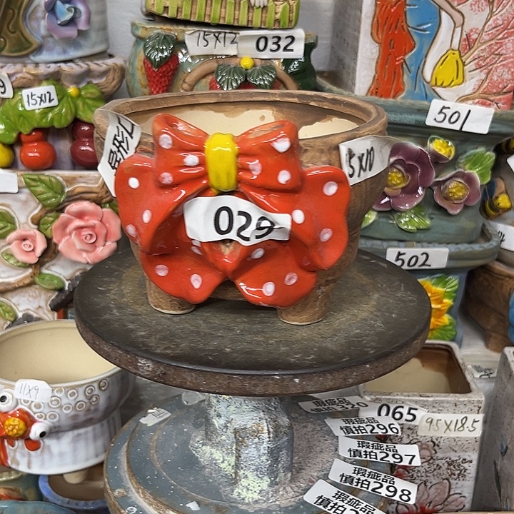 粗陶材质多肉花盆
