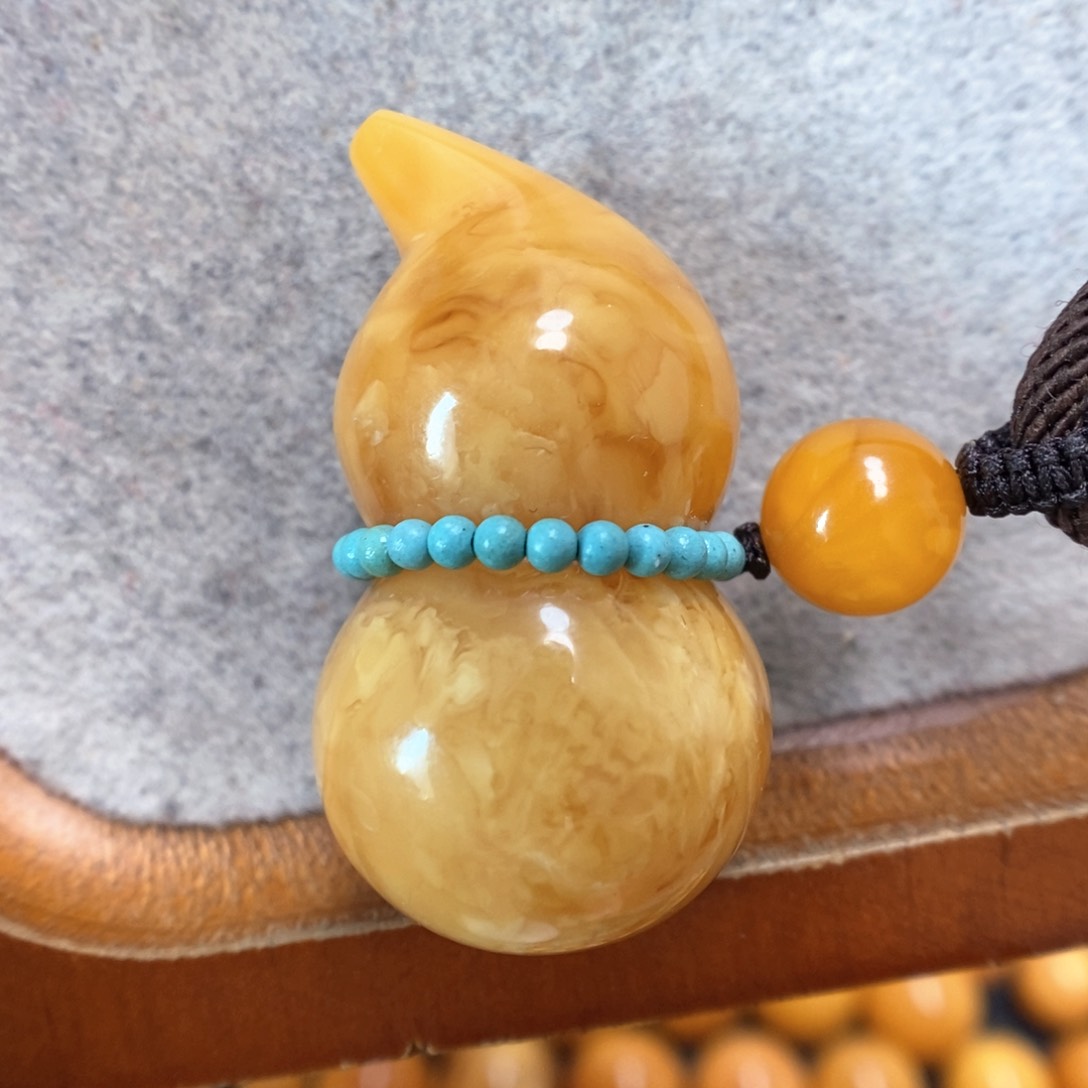 蜜蜡项链未镶嵌蜜蜡吊坠