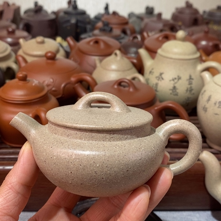 紫砂茶壶微瑕处理一把